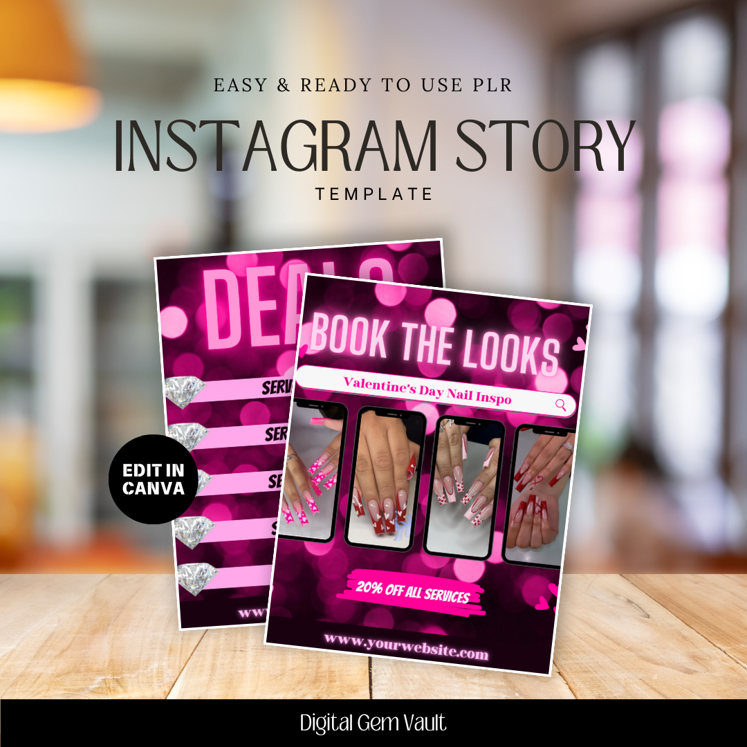 PLR Instagram Story Templates