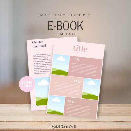 PLR E-Book Template