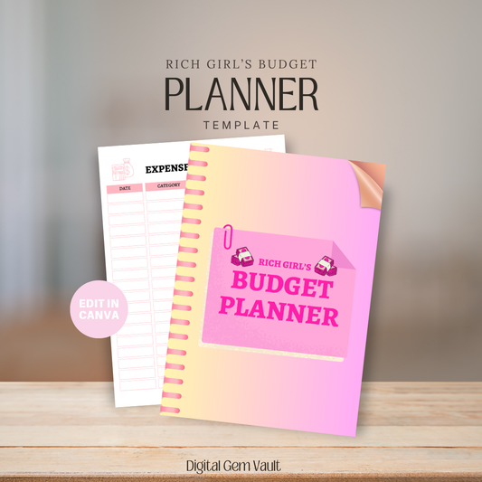 PLR Rich Girl's Budget Planner