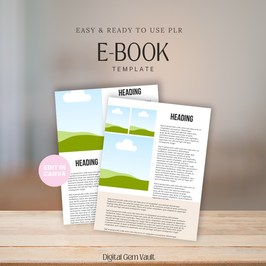 PLR 30 Page E-Book Template