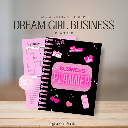 PLR Dream Girl Business Planner