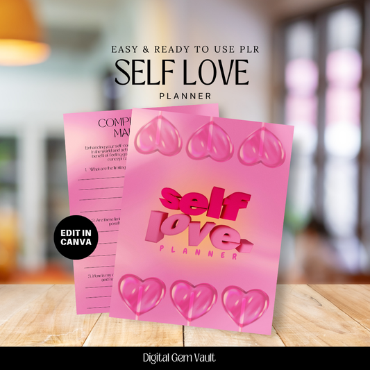 PLR Self Love Planner