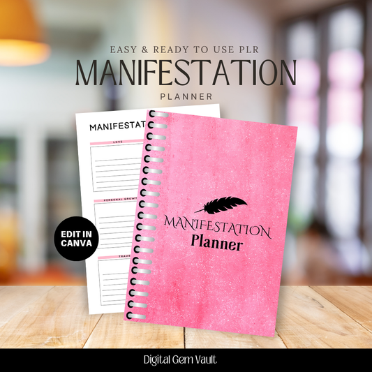 PLR Lucky Girl Manifestation Planner