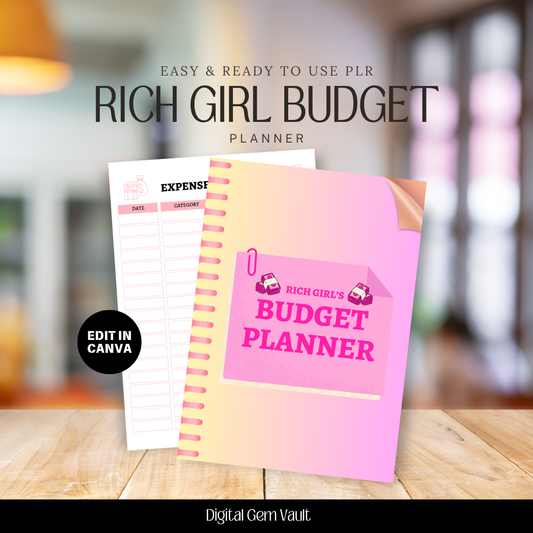 PLR Rich Girl's Budget Planner