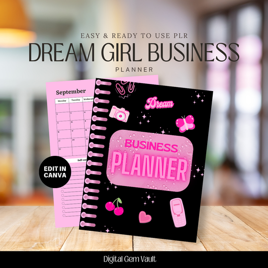 PLR Dream Girl Business Planner