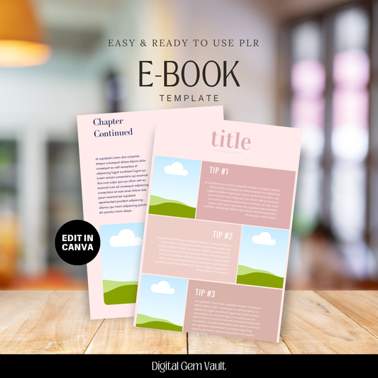 PLR E-Book Template