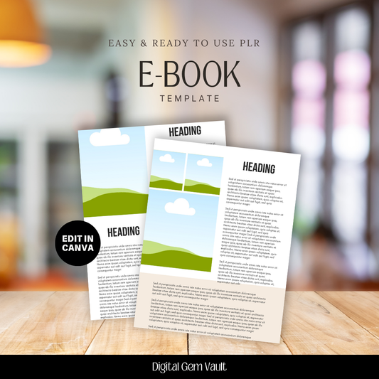 PLR 30 Page E-Book Template